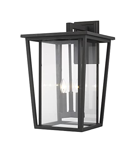 Z-Lite 571XL-ORB 3 Light Outdoor Wall Sconce, Oil Rubbed Bronze