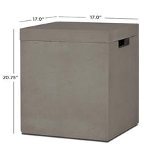 BBQGUYS Signature Geneva Propane Tank Cover - Flint - 1585-FLNT