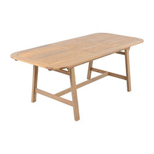 Christopher Knight Home Hawes Acacia Wood Extendable Dining Room Table for 4-6, Wooden Rectangular Extendable Dining Table, Solid Wood Farmhouse Outdoor Kitchen Table, Light Teak