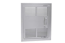 Bull Outdoor Products Premium Components for Outdoor Kitchen BBQ Island Dual Lined Vented Vertical Door with Reveal