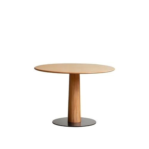 Coffee Table All Solid Wood Dining Table Modern Simple Small Apartment Restaurant Oak Round Nordic Home Log