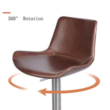 HASMI Counter Stools Bar Chair Modern Stainless Steel Back Chair Home Kitchen Decoration High Stool Restaurant Kitchen Lift Adjustable Bar Stool Swivel Bar Chairs Bar Stools (Color : B)