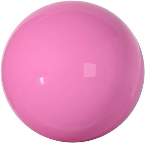 DULAI Mirror Finish Garden Ball,Gazing Balls, Stainless Steel Hollow Pink Ball,Hanging Hollow Balls for Stage and Wedding Decorations (Color : Pink) (Color : Pink, Size : 380mm)