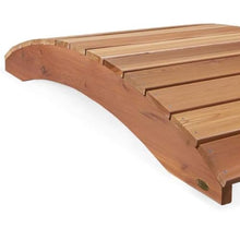 All Things Cedar Wooden Bridge, Outdoor Garden Pond Walkway, Natural, 6 Ft