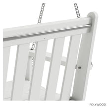 POLYWOOD GNS60WH Vineyard 60" Swing, White