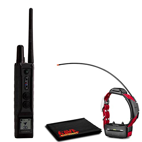 Garmin Pro 550 Plus Handheld Bundle with TT15X GPS Collar and Cleaning Cloth