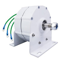 HUIZHITENGDA 24v,Portable Vertical Wind Power Turbine Generator Kit Low RPM 12V-220V Gearless Permanent Magnet AC Alternators (12000W)