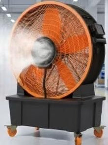 Mobile Cylinder Mist Fan with Permanent Magnet Brushless Motor for Construction & Farm(G)