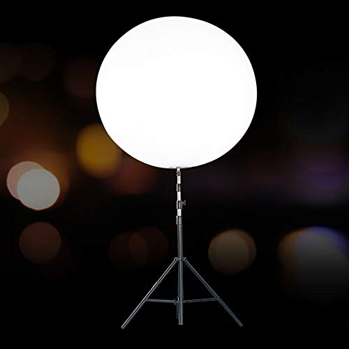 ZHFEISY LED Inflatable Balloon with Tripod Stand for Event Advertising LED White Light