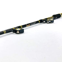 EAT MY TACKLE Blue Marlin Short Dredge Rod with 80 Wide 2 Speed Reel Blue