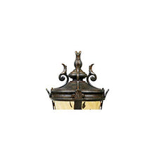 Casa Marseille 27" High Veranda Bronze Post Light with Pier Mount Adapter