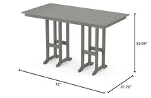Trex Outdoor Furniture™ Monterey Bay 37" x 72" Bar Table in Stepping Stone