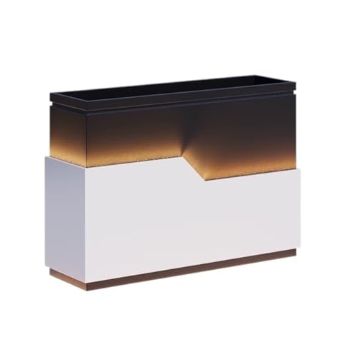 YUHUAWF Garden Bench Flower Box Bed Growing Container Planting Trough Planter Box with Bench