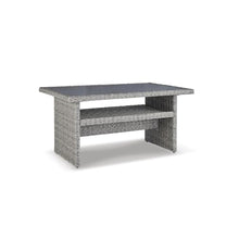 Signature Design by Ashley Naples Beach Contemporary Outdoor Rectangle Multi-Use Table, Light Gray