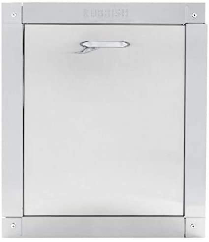 Wilkinson Style"Signature Series" Stainless Steel 21" (W) x 18" (H) Bottom Hinged Trash Chute Door Replacement by Oswald Supply