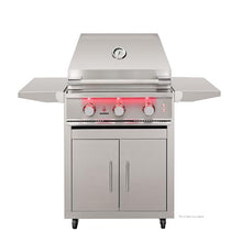 TrueFlame Deluxe Grill Cart, Fold-Down Side Shelves, Fits 25-Inch Grill