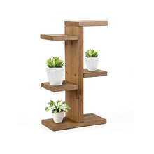 SIDUFHAOPKLL Storage Rack, Mini Plant Stand,Small Stool Display Wood Tiered Succulent Planter for Indoor Outdoor Home Office Decorative(D)