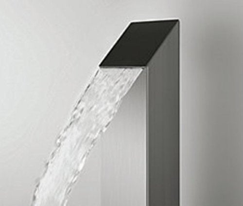 No Worries Showers Outdoor Shower Toorak 316 Marine Grade Stainless Steel Panel