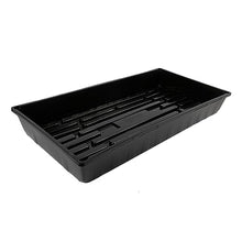 SUNPACK 10" x 20" Mega Plastic Seed Starting Tray, Black, 2.5" (Pack of 30) - No Drainage Holes, Ideal for Greenhouses or Indoor Gardening - Made of Thick, Strong Plastic
