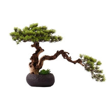 YXIANG56Q Fake Plants Chinese Zen Simulation Tree Entrance Desk Soft Decorations Greenery Bonsai Tea Table Ornaments Bonsai Tree, yuqing2022