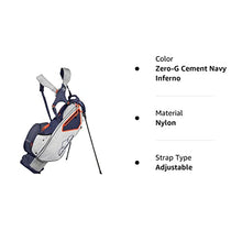 Sun Mountain 2022 3.5 Ls Zero-G Stand Bag Grey/Navy Zero-G Cement Navy Inferno