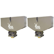 Boss Buck ATV Spreader with Adjustable Flow Rate & 4 Prong Tail Light Adapter, 2 Pack