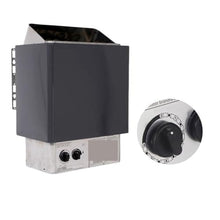 POGHDBXA Sauna Accessories, Sauna Heater, Stainless Steel, Dry, Domestic, Sweat for Home, Hotel, SPA(3,Out Control)
