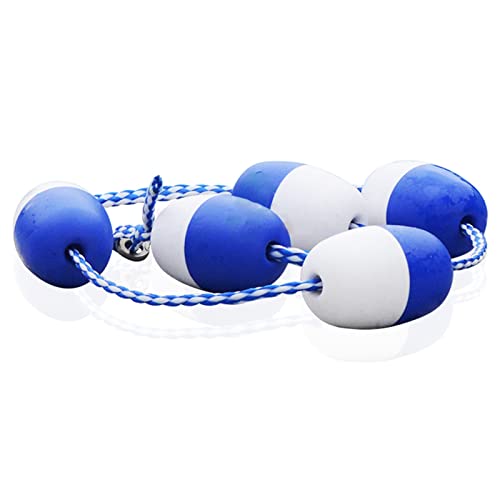 REMYSAOS Pool Safety Rope, Pool Rope Pool Safety Rope and Float Kit, 1-10 M Floating Buoy Line Accessories with 2 Pre-Assembled Stainless Hooks, for Inground Swimming Pool (Size : 8m/26ft/315in)