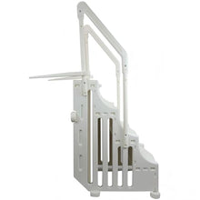 Ground Pool Step Ladder Combo with Pad Compatible for Ocean Blue