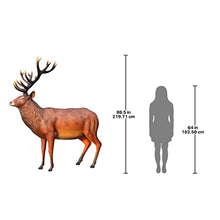 Design Toscano Grand-Scale Red Deer Buck Statue