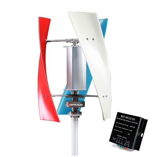 HUIZHITENGDA High Efficiency 10000W Wind Turbine Generator, 12V -220V with MPPT Controller Off Grid System Free Energy Windmill Home Use,3 Blades,48v