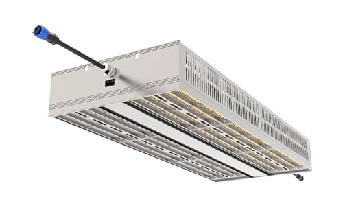 Hortibest JF-3600 LED Grow Light – 990W Advanced Dual-Channel Spectrum Control with far red. AC Daisy Chainable. for High Efficiency Growing