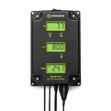 Milwaukee Instruments MC810 MAX pH/TDS/Temperature Monitor, 0-12 pH Range, 0-1990 ppm TDS, 14-140°F