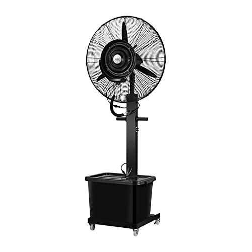 ZTKECO 110V Misting Fan Moving Oscillating Spray Fans with 42L Water Tank, Outdoor Misting Fanfor a Cool Patio Breeze, 25/29in Premium Cooling Fan, 3 Speeds(25in,Fixed)