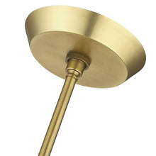 Livex Lighting, 47071-08, Brussels Collection, 1 Light Natural Brass Crystal Single Pendant