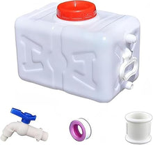 DIROVO Rain Barrels Plastic Water Storage Tank 25L/50L/75L/110L/150L/200L/340L Emergency Camping and Hiking Multifunctional(340L)