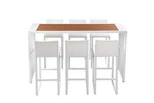 Pangea Home Milo 7 Piece Bar Set Teak