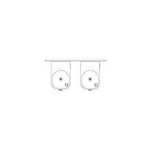 Wall Mount Drinking Fountain, 2 Level, 38.5" D, 20.375" H, 19.375" W