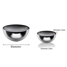 RT-OSXE Reflective Garden Gazing Balls, 2mm Thick Stainless Steel Hemisphere, 304 Seamless Hollow Polished Orb. for Home Garden Decoration, 16 Size (Color : Silver, Size : 450mm/17.7in)