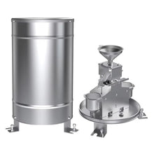 SKESTORE Stainless Steel Rain Gauge Single Bucket Rain Sensor, Rainfall Meteorological Monitoring Transmitter Precipitation Sensor(0.5MM 4-20MA)