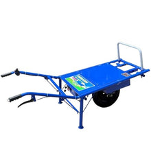 XQZMZSCP Electric Flatbed Truck, Utility Service Cart Power Wagon, Transport Wheelbarrow, for Easy Handling and Unloading On The Farm/Factory (C)