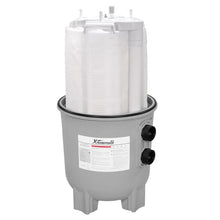 XtremepowerUS De Pool Filter In Ground Pool 120 GPM DE Filter Swimming Pool Filter 62 Sq Ft Gray