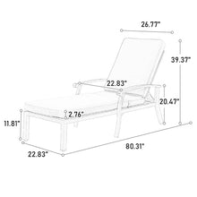 Blue Cast Aluminum Outdoor Relaxation Chair - Adjustable, Portable, and Built to Last