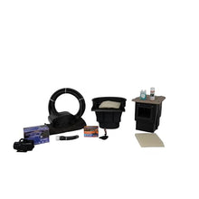 HALF OFF PONDS PondBuilder Crystal 4000 Complete Water Garden and Pond Kit with PVC Liner Black