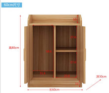 NRFJFOP Round Corner Pantry Cabinet Put Bucket Multifunctional Storage with Door Dining Room Side Table Sideboard