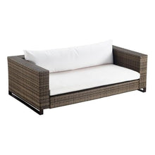 Tommy Hilfiger Oceanside Outdoor Loveseat Gray Brown