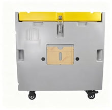 Large Capacity Dry Ice Storage Cooler Box -78℃ Low Temperature Resistant Commercial Insulated Bucket With Wheels(130L)