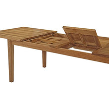 America Luxury - Outdoor Side Dining Chair and Table Set, Wood, Modern, White