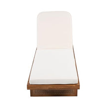Merax Acacia Wood Chaise Lounge Chair Outdoor Set of 4