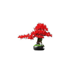 HCZKIUJ Bonsai Entrance Simulation Red Maple Leaf with Decorative Ornament Home Living Room Plant